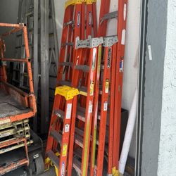 Lot Of 6 Ladders 8’, 6’, 4’