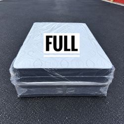 New Full Size Mattress and Box Spring Set