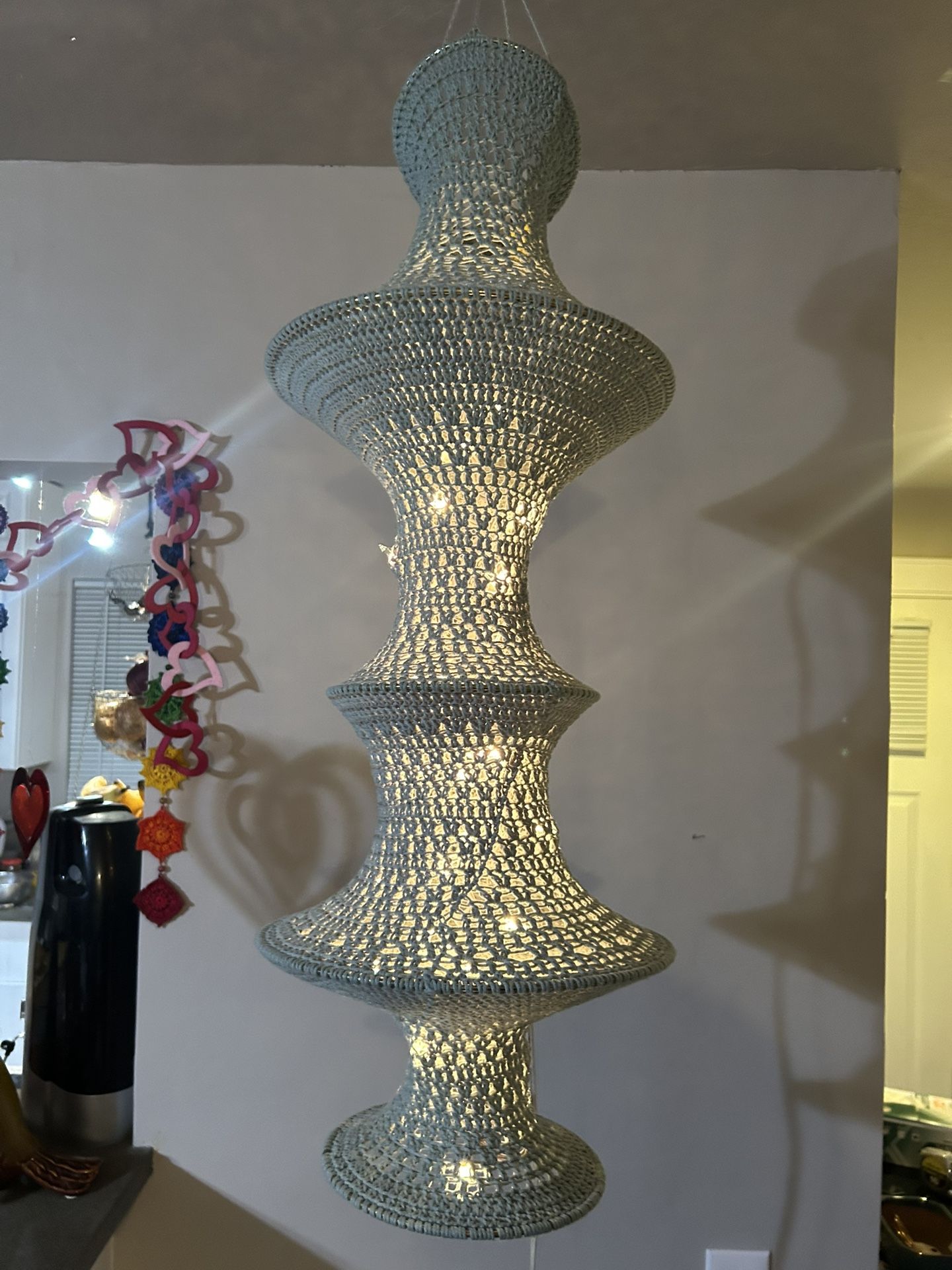 Boho Lantern L Green
