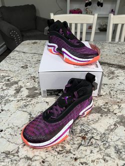 New Size 6.5Y - Nike Air Jordan XXXVI First Light Hyper Violet DA9054 004