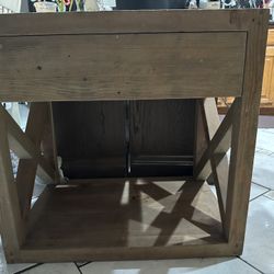 Wooden Nightstand 
