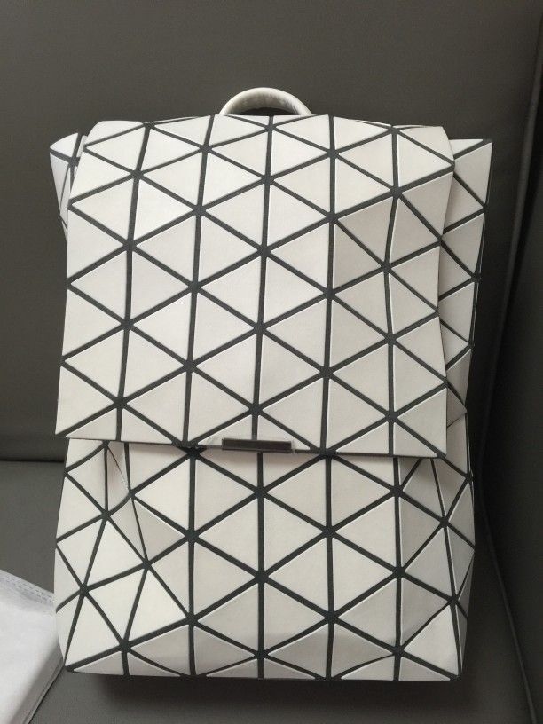 Bao Bao Issey Miyake Backpack White