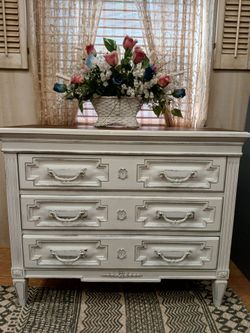 Gorgeous Vintage 3 Drawer Dresser Newly Refinished