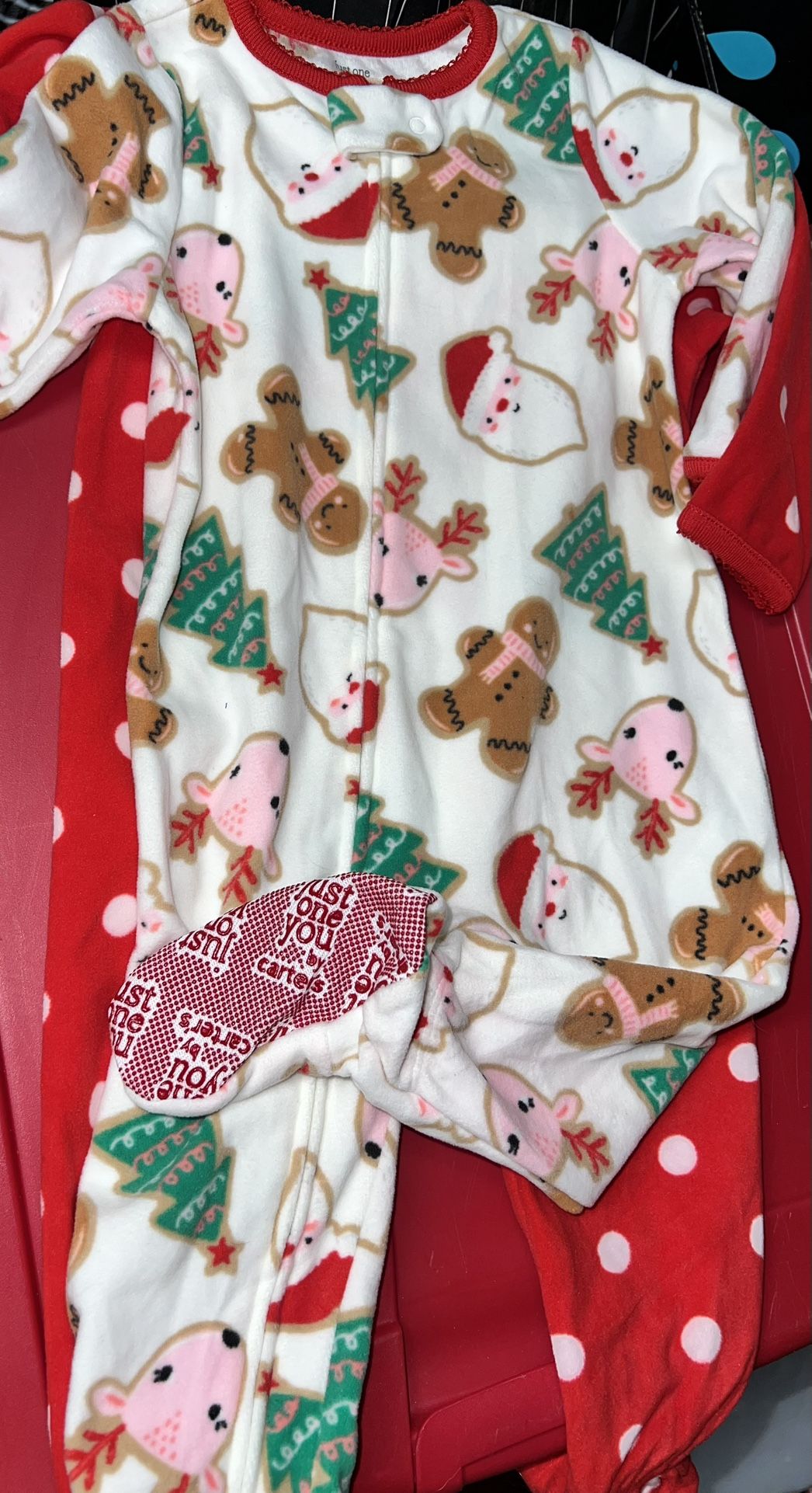 New. Soft, Holiday Blanket Sleepers. See Description