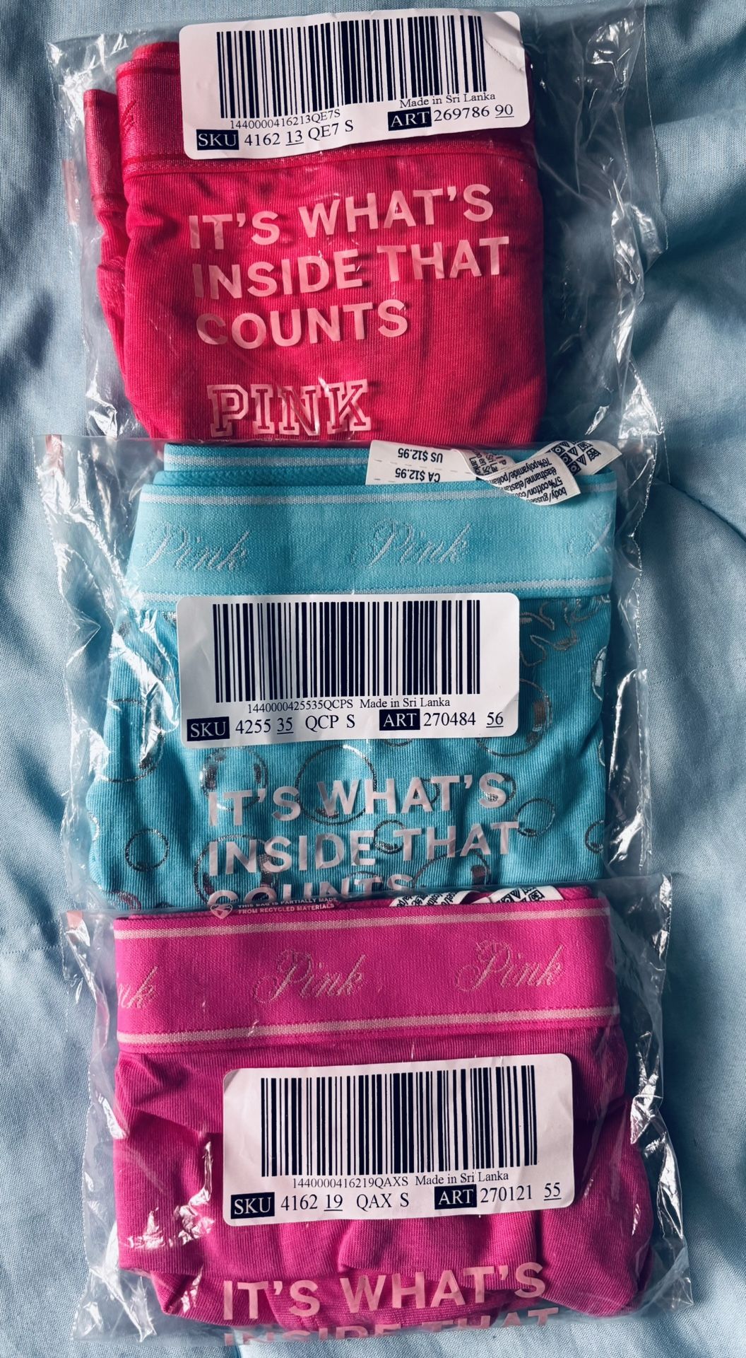 Pink Victoria Secret Boy Short Panties 