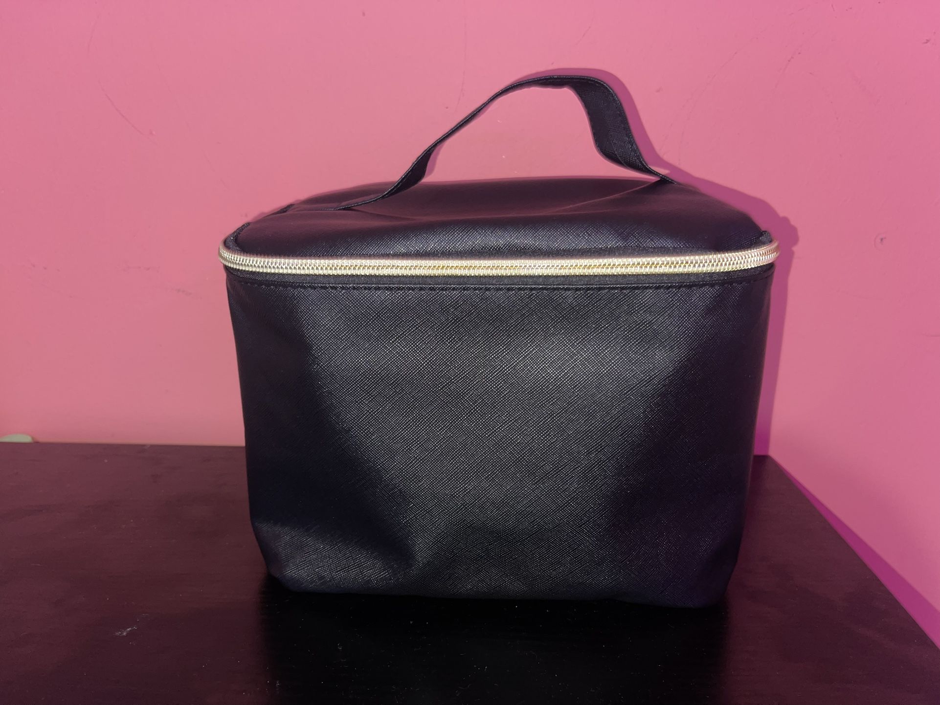 Makeup Bag With Brush Holder