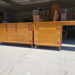 Mid-century Modern Dresser/Desk Matchibg Set
