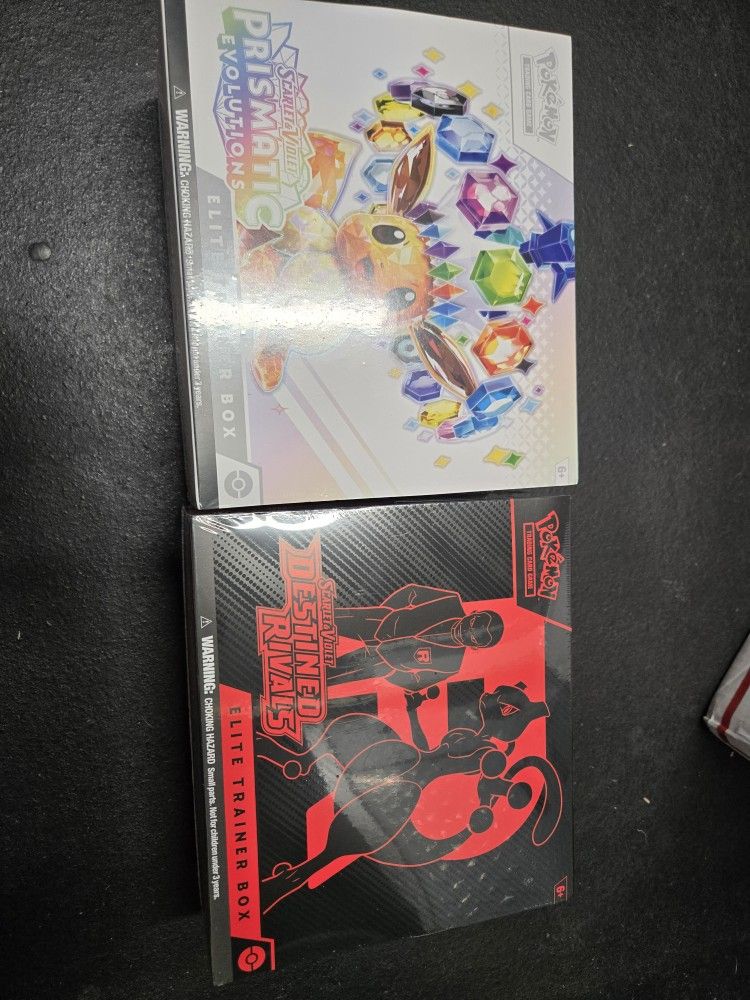 Pokemon ETB Prismatic and Destined Rivals