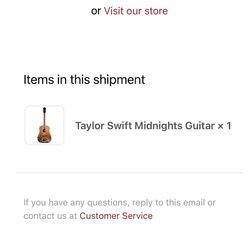 Taylor Swift Midnights Guitar