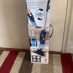 Brookstone 3-1 Corded Stick Vacuum Cleaner