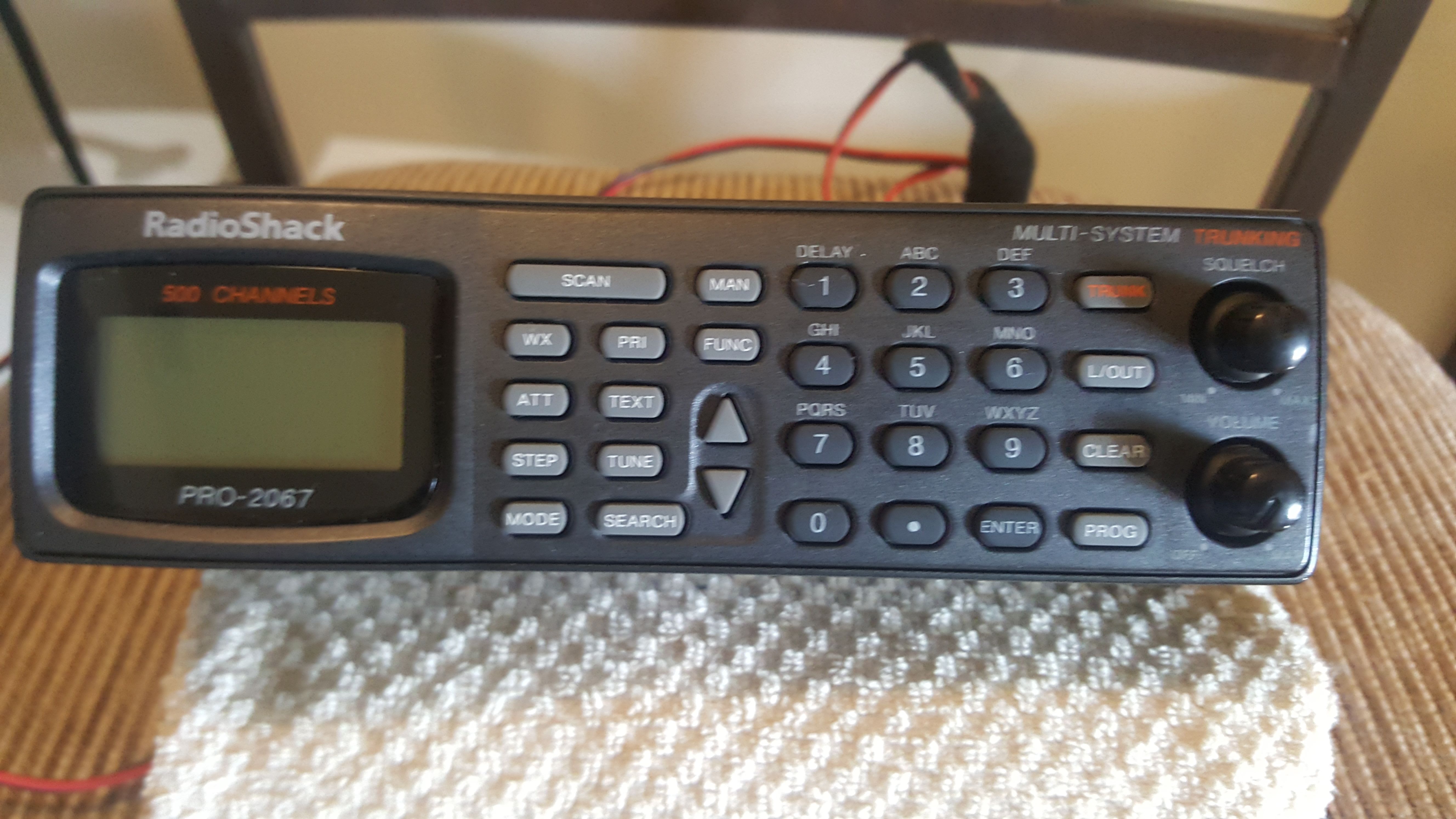 Radio Shack Pro 2067 Scanner