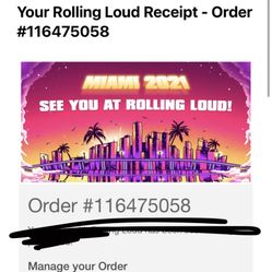 Rolling Loud Tickets 