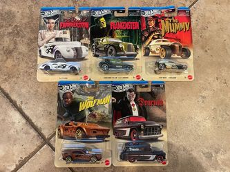 2026 Hot Wheels Silver Series Universal Monsters Collection 5-car die-cast