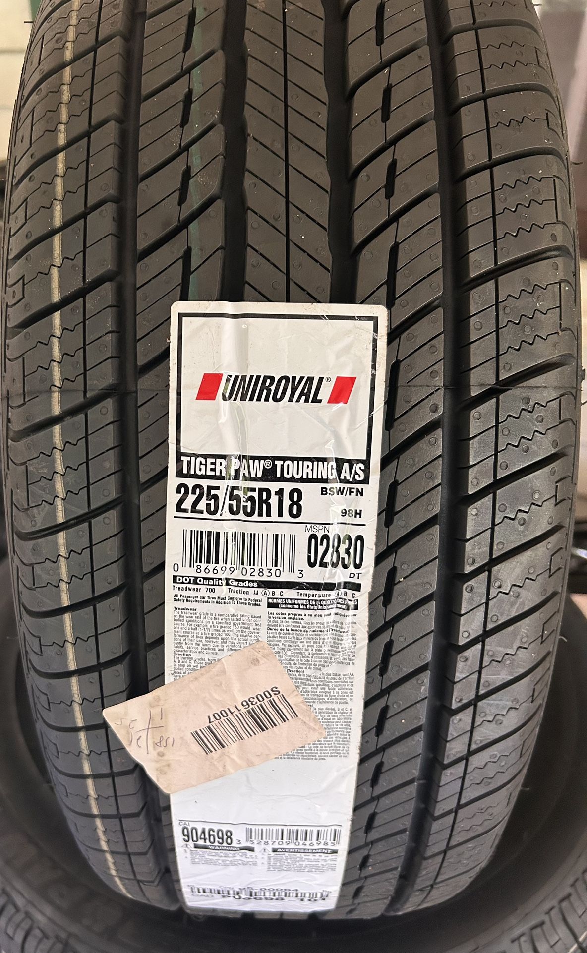 3 Brand New Tires