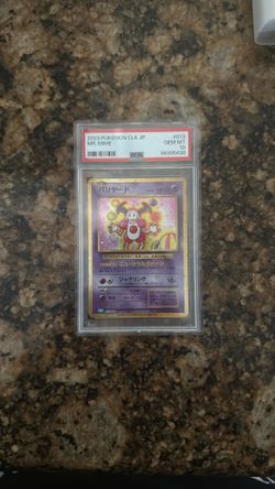 PSA 10 Graded Mr.mime Pokemon Card
