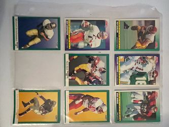 1991 Fleer & Score NFL Rookie Football Cards Lot