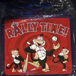 Los Angeles Angels "Rally Time" lunch box tin featuring the team mascot