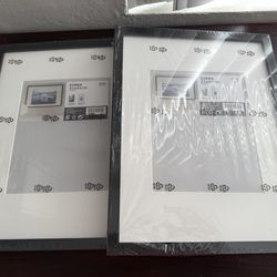 Lot of 2 IKEA RIBBA picture frame black measures 31cm x 41cm
