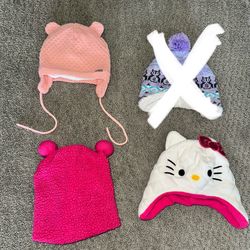 2-4T Toddler Knit Hat Bundle 