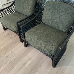 set of rattan chairs