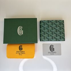 Men’s Green Designer Wallet