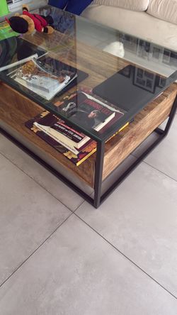 West Elm  Storage Table 