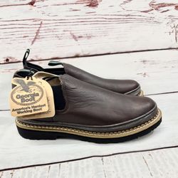 Georgia Boot Giant Romeo Brown Work Shoes Boots GR262 Slip Resistant Men's 13 
