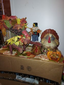 WHEELBARROW AND TURKEYS PLUS BRAND NEW MAKE OFFER