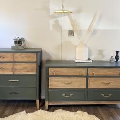 !!SOLD!! Mid Century Dresser Set