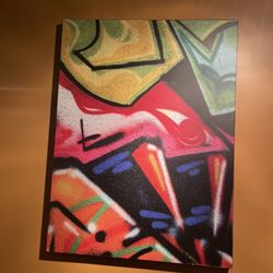 Wall Art Graffiti Style Canvas