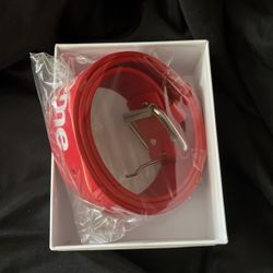 Supreme Repeat Leather Belt