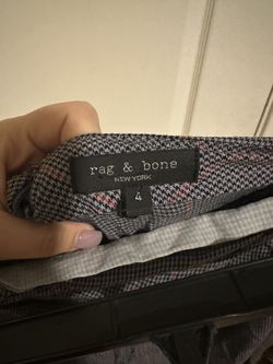 Rag & Bone Midi Plaid Skirt 