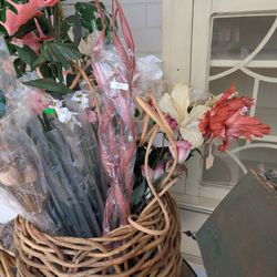 Some Are NEW-Dried And Silk Flowers $3.00/Each 