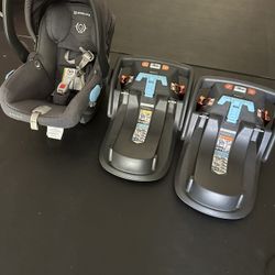 Uppababy Car seat With 2 Bases
