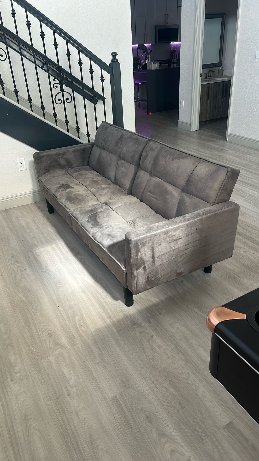 Grey Futon