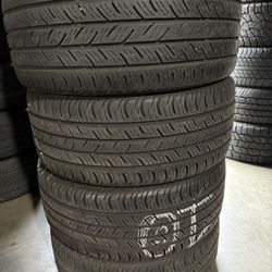 Set Of Tires (4) 235-40-18 Continental 