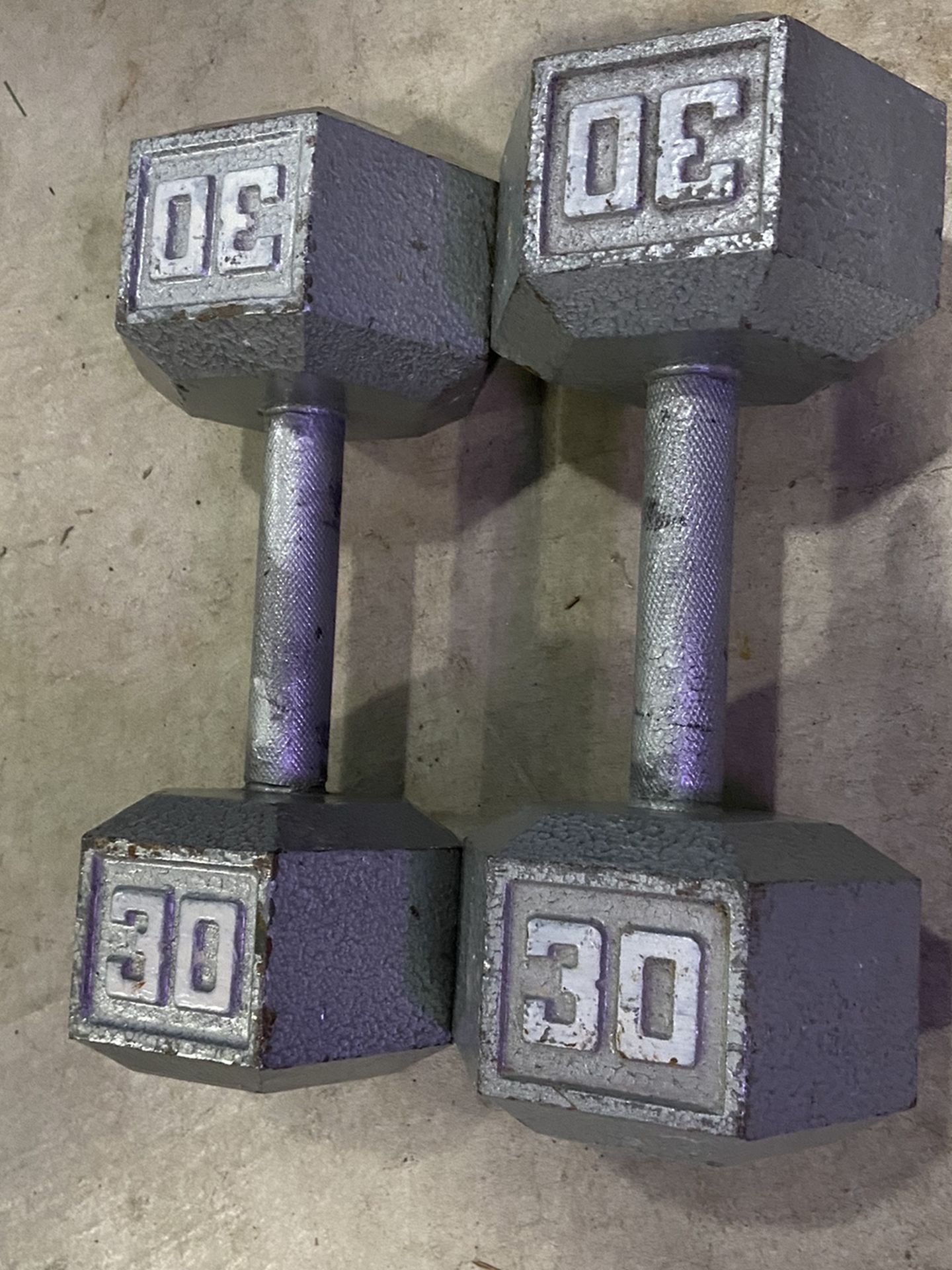 Hex Dumbbells 30 Pounds