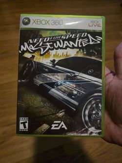 Need for speed most wanted xbox 360 (reproduction case)