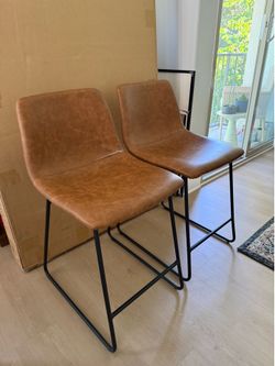 Mid Century Modern Counter Top Height Stools