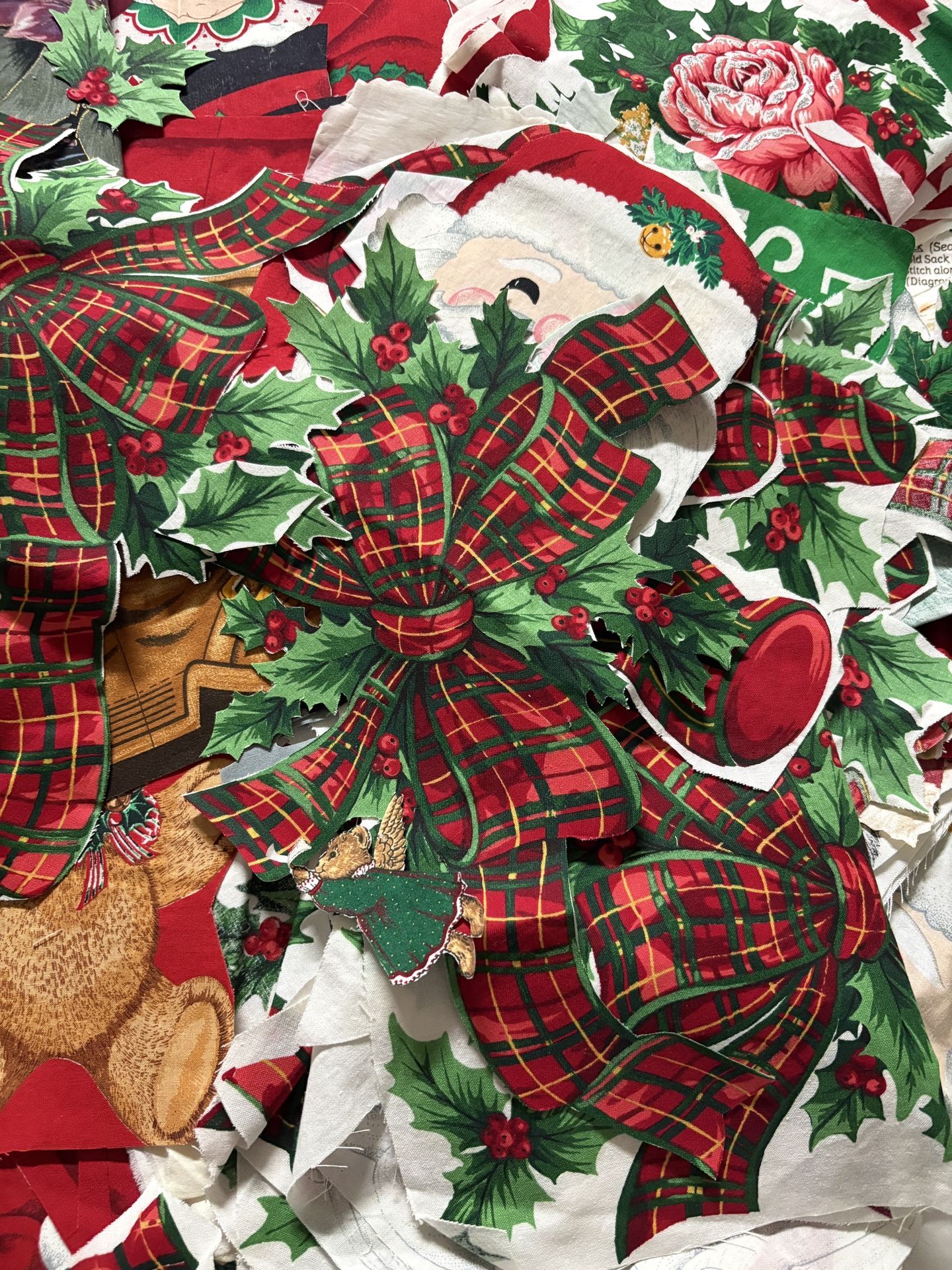 Precut Xmas Design Lot From Fabric