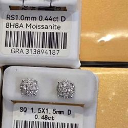 Moissanite Earrings 