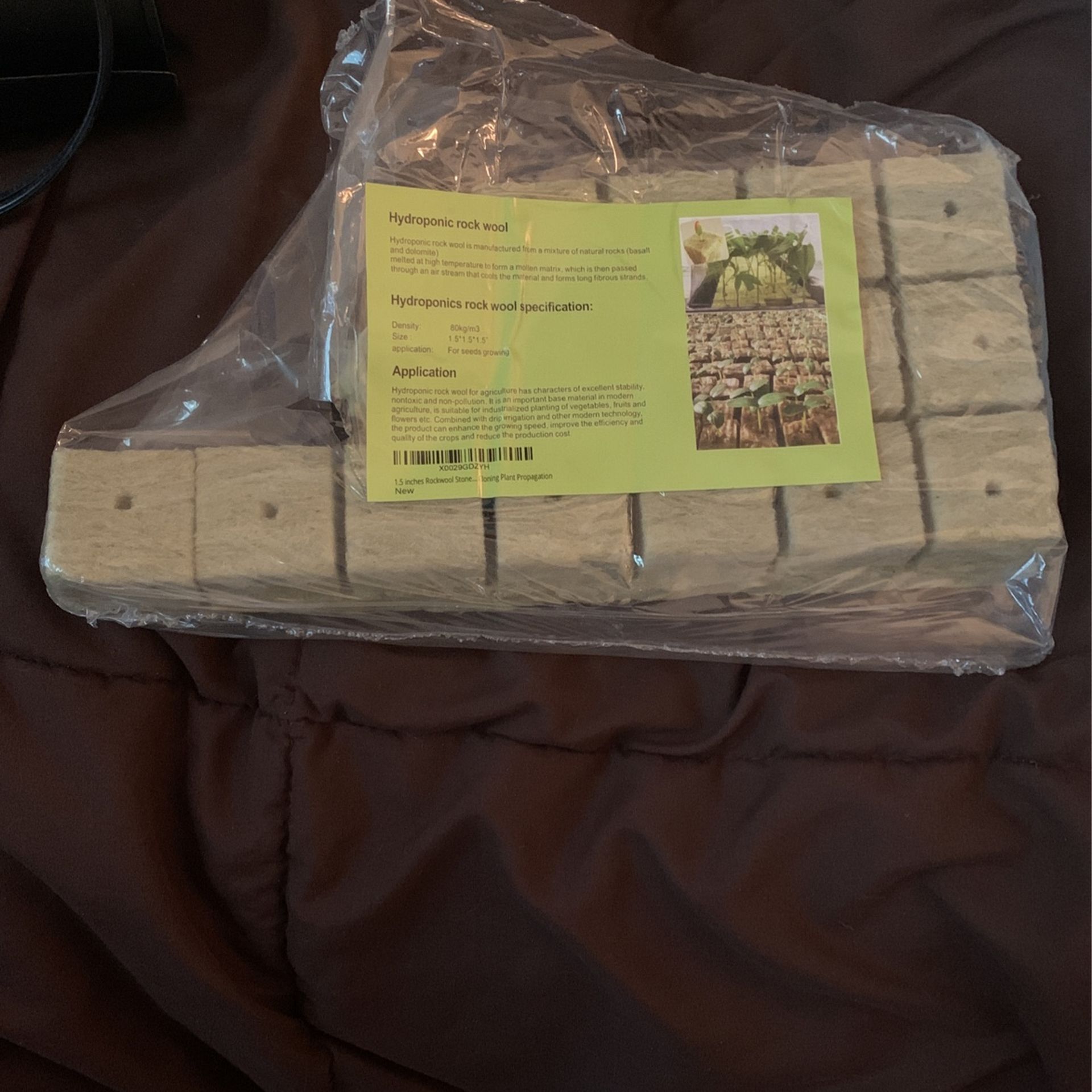 Rock wool cubes 