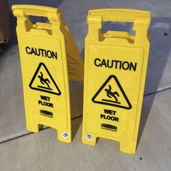 Wet Floor Caution Signs 