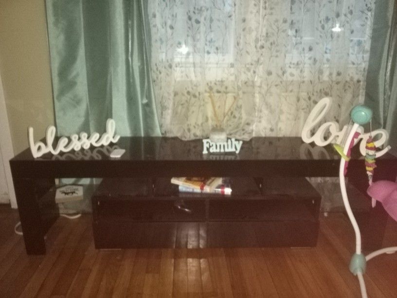 Black TV Stand