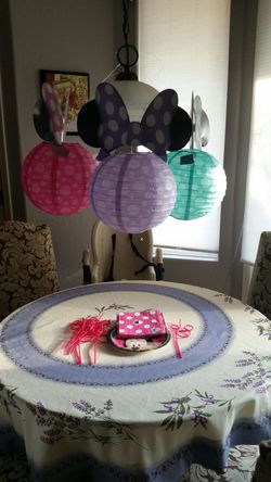 Minnie party supplies decoration lanterns