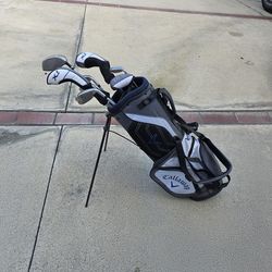 Junior left handed golf clubs  Calloway