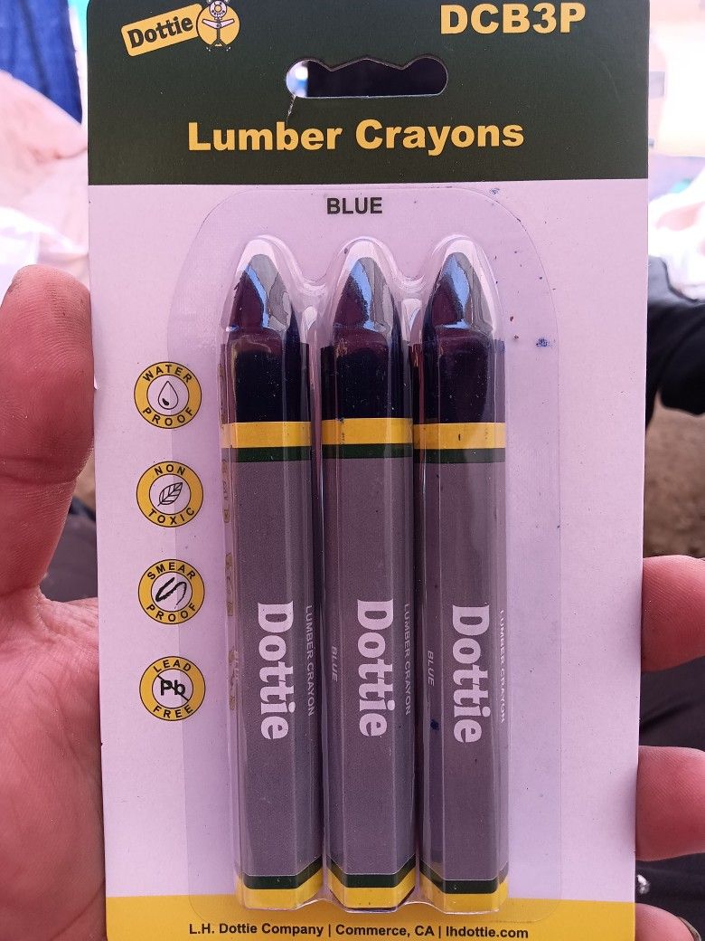 Dottie Blue Lumber Crayons 