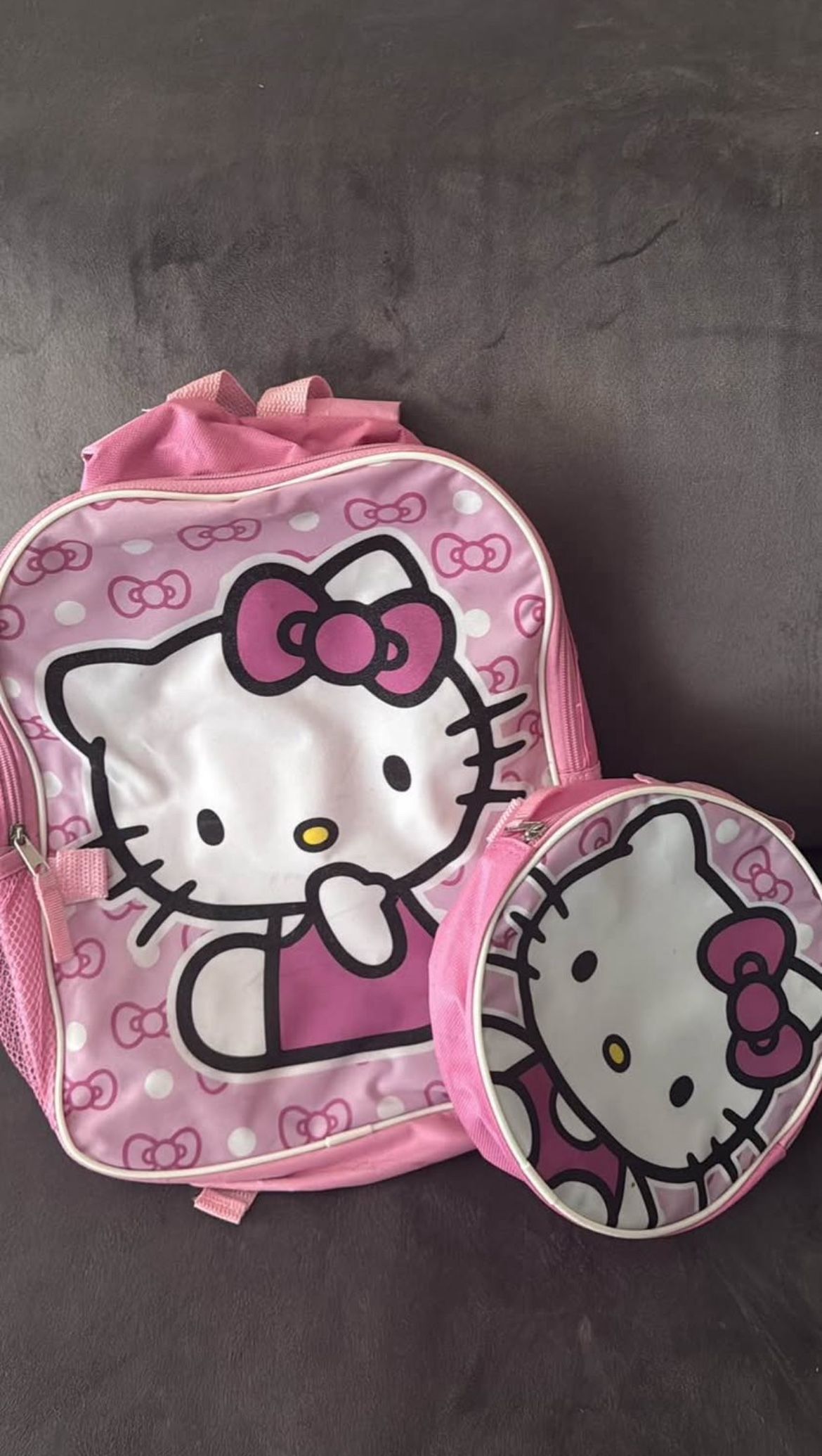 Hello kitty Backpack And Lunchbox