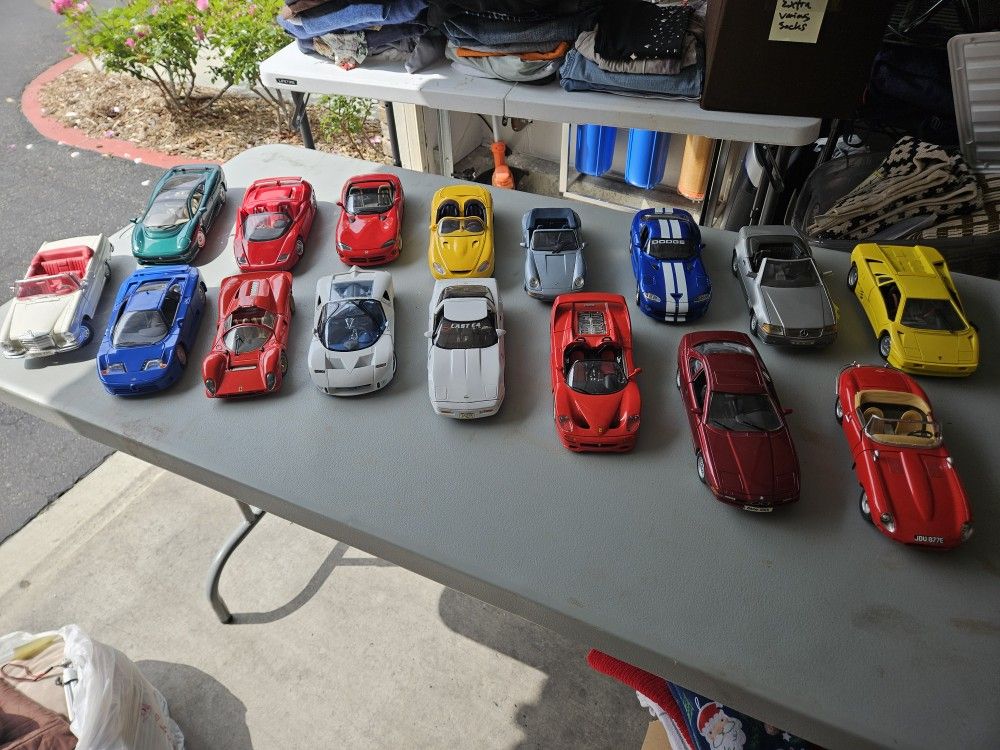 Various 1:18 Scale Model Cars 4- 20 Dollars Each More Pictures Available Upon Request
