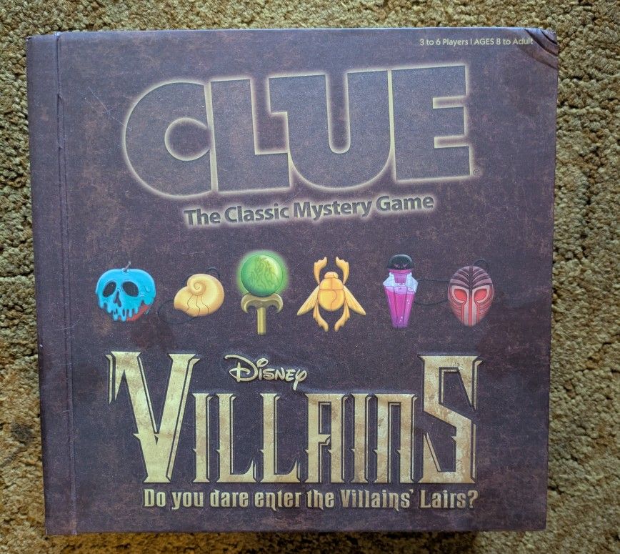 CLUE: Disney Villains
